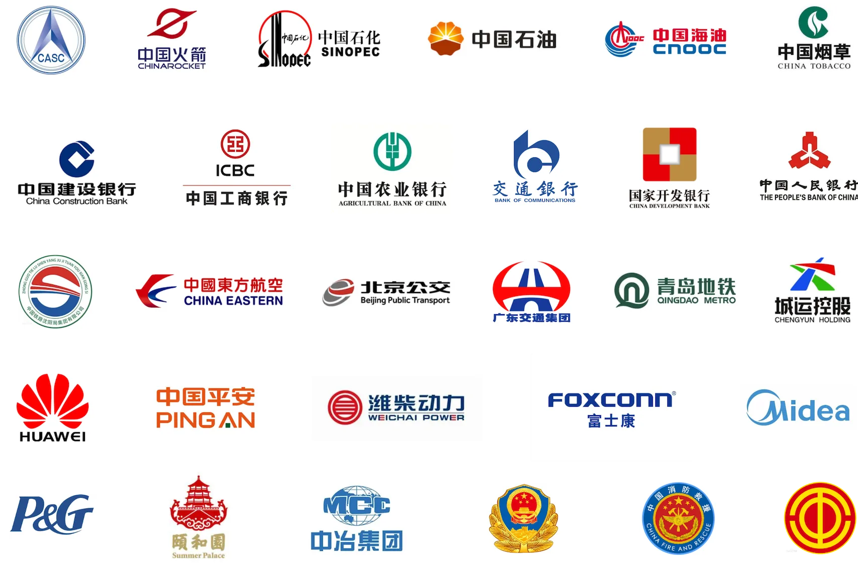 Enterprise customer logos